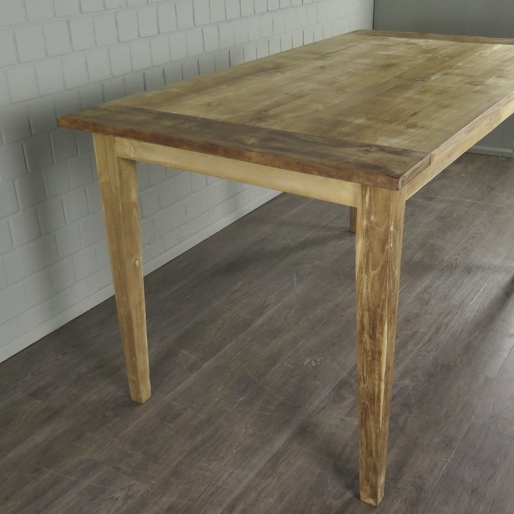Bistrotisch Cafetisch Teakholz 1,86 m x 1,00 m