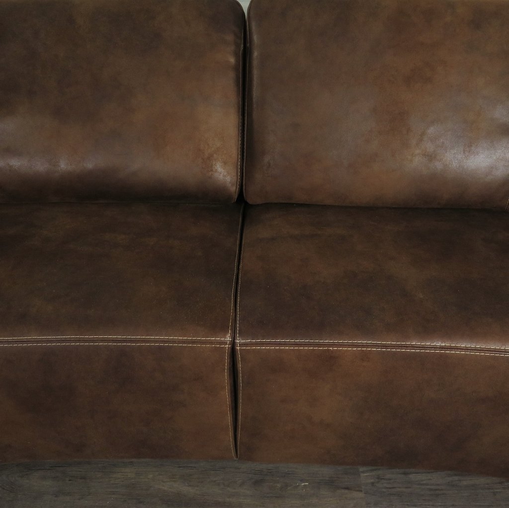 Couch Sofa Leder Braun 2,10 m
