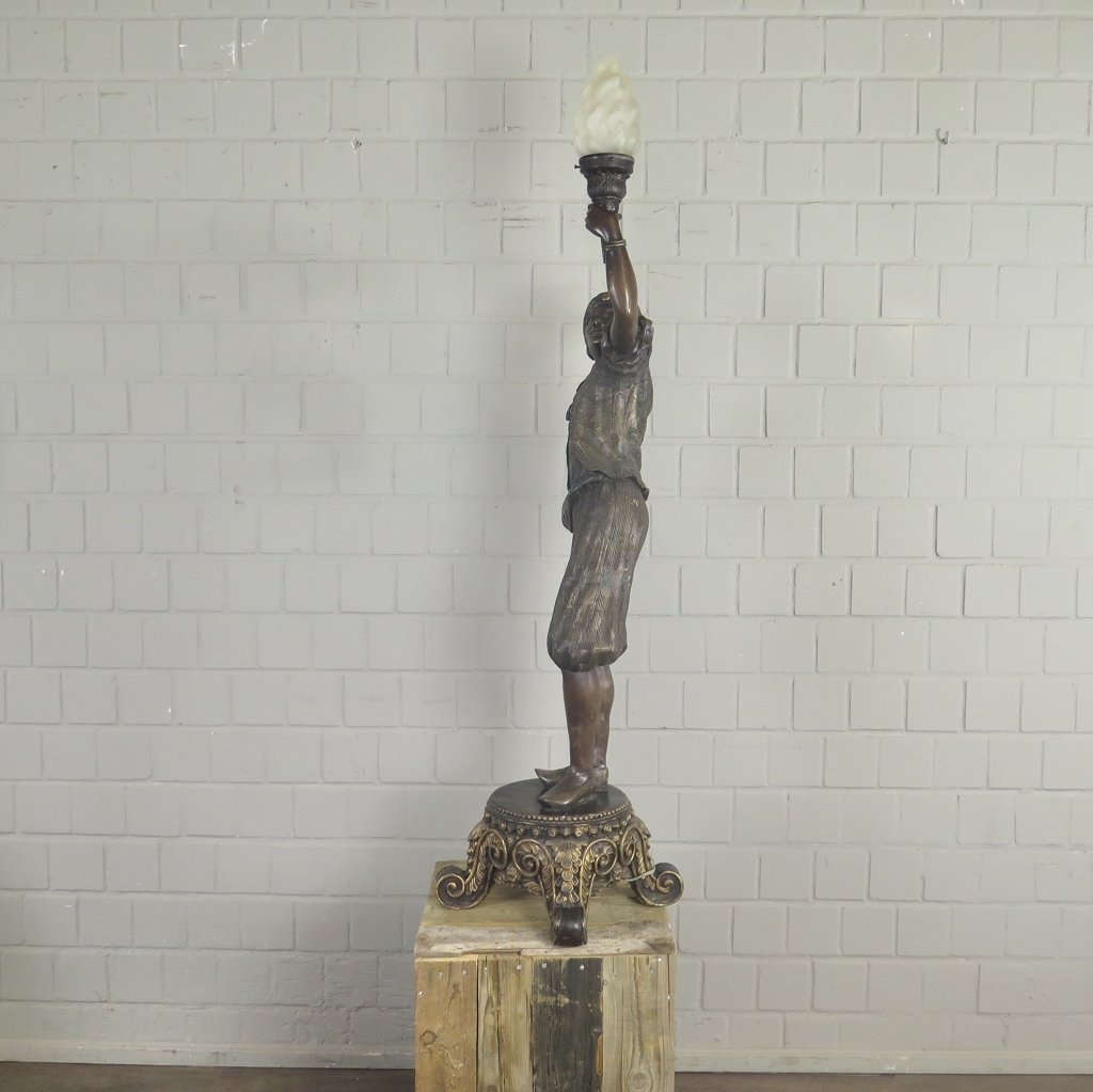 Set Stehlampen Lampen Orientalisch Bronze 1,47 m