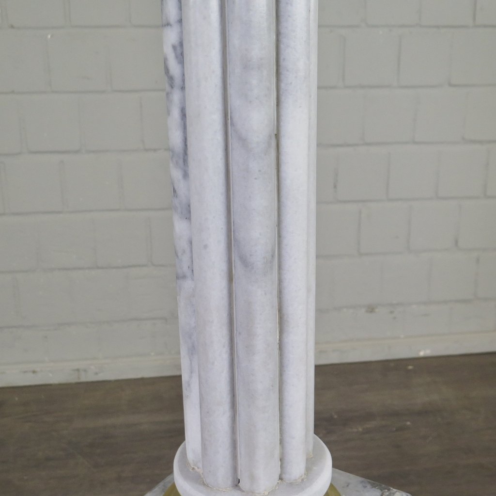Säulen Pfeiler Marmor Weiß 1,00 m