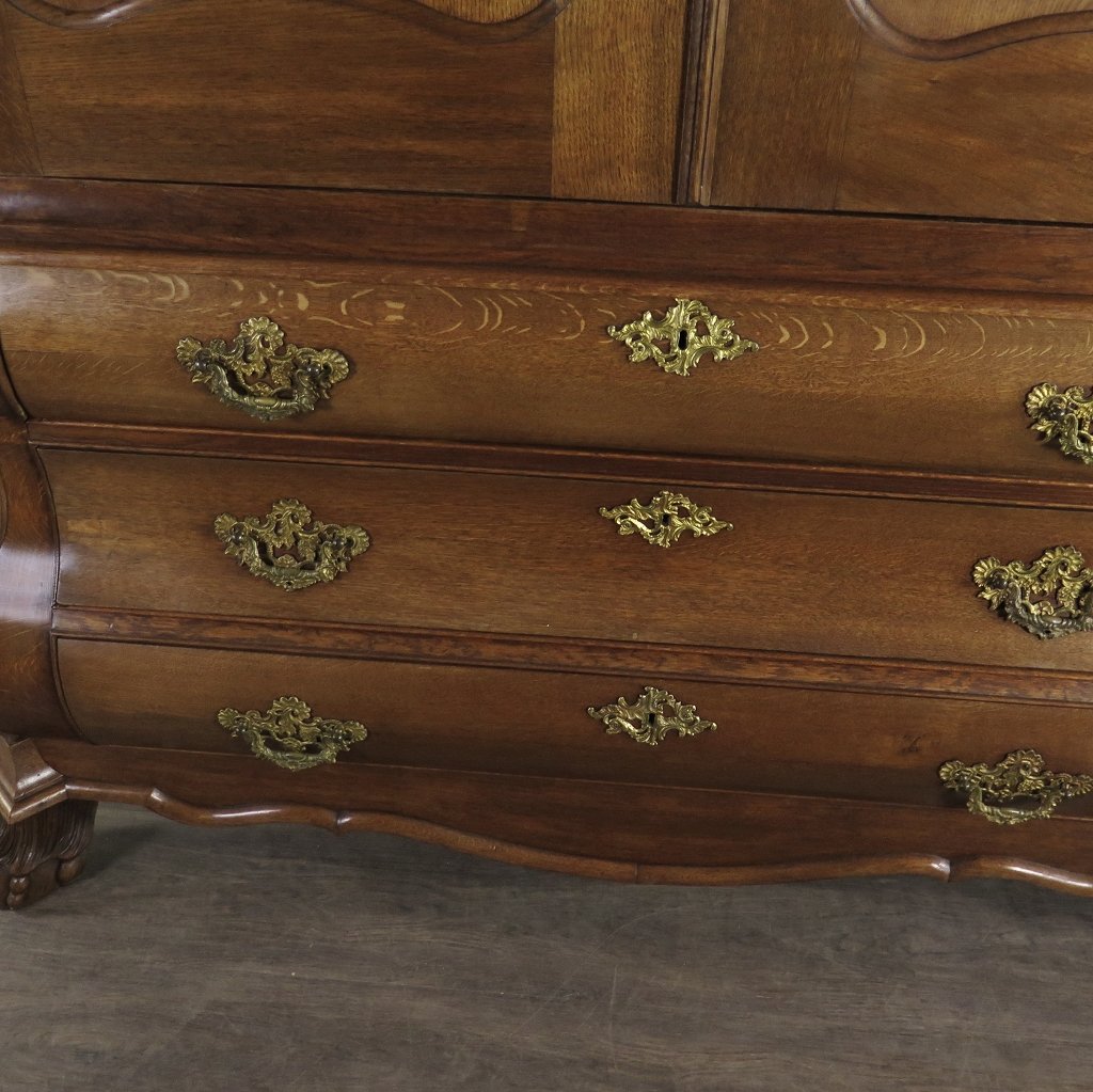 Kabinettschrank Schrank Neubarock 1880 Eiche