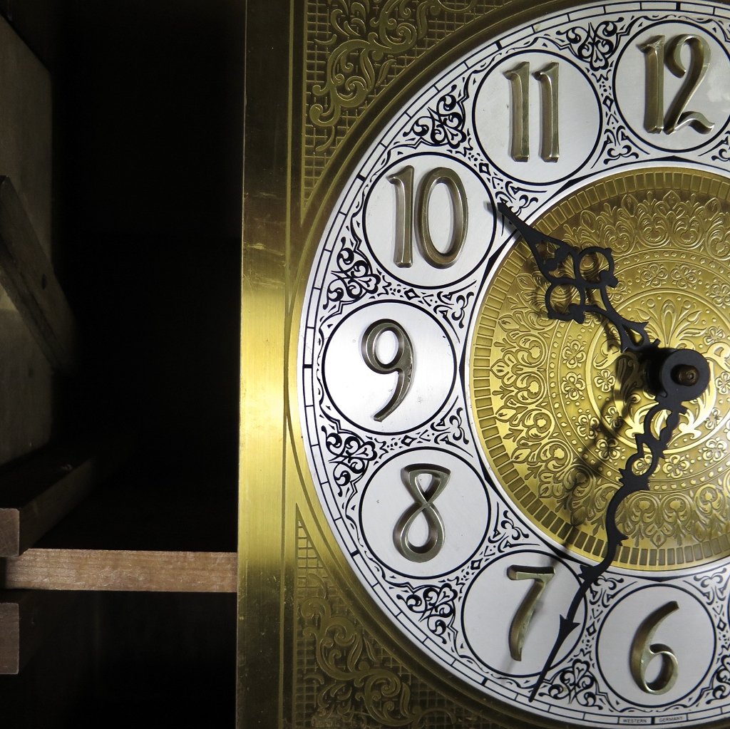 Standuhr Uhr Nussbaum Westminster