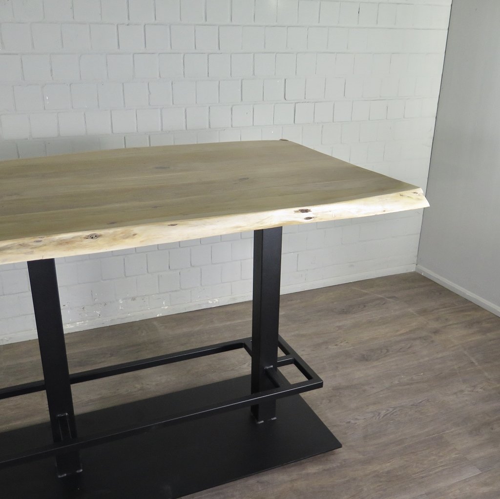 Stehtisch Bartisch Mangoholz 2,20 m x 1,00 m