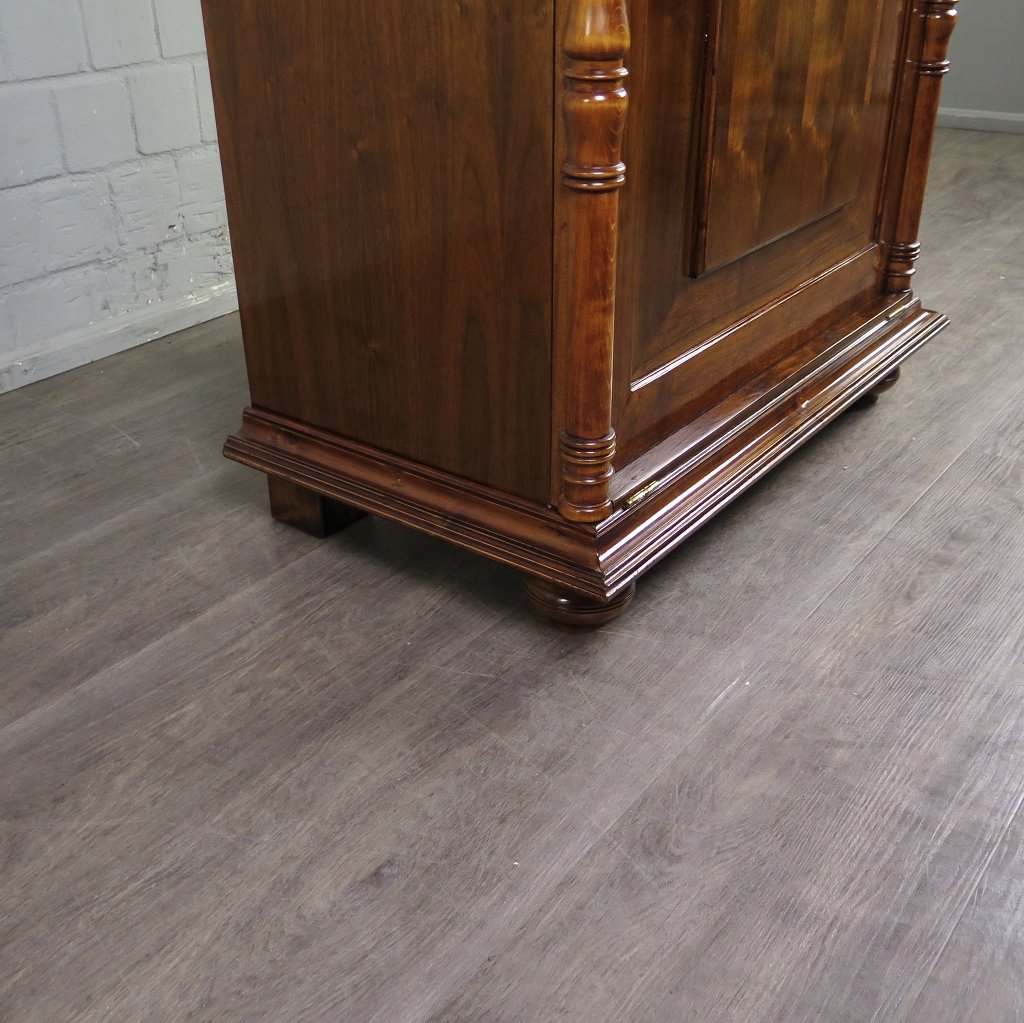 Unterschrank Schrank Spieluhr Gründerzeit 1880 Nussbaum