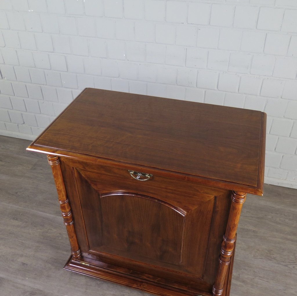 Unterschrank Schrank Spieluhr Gründerzeit 1880 Nussbaum