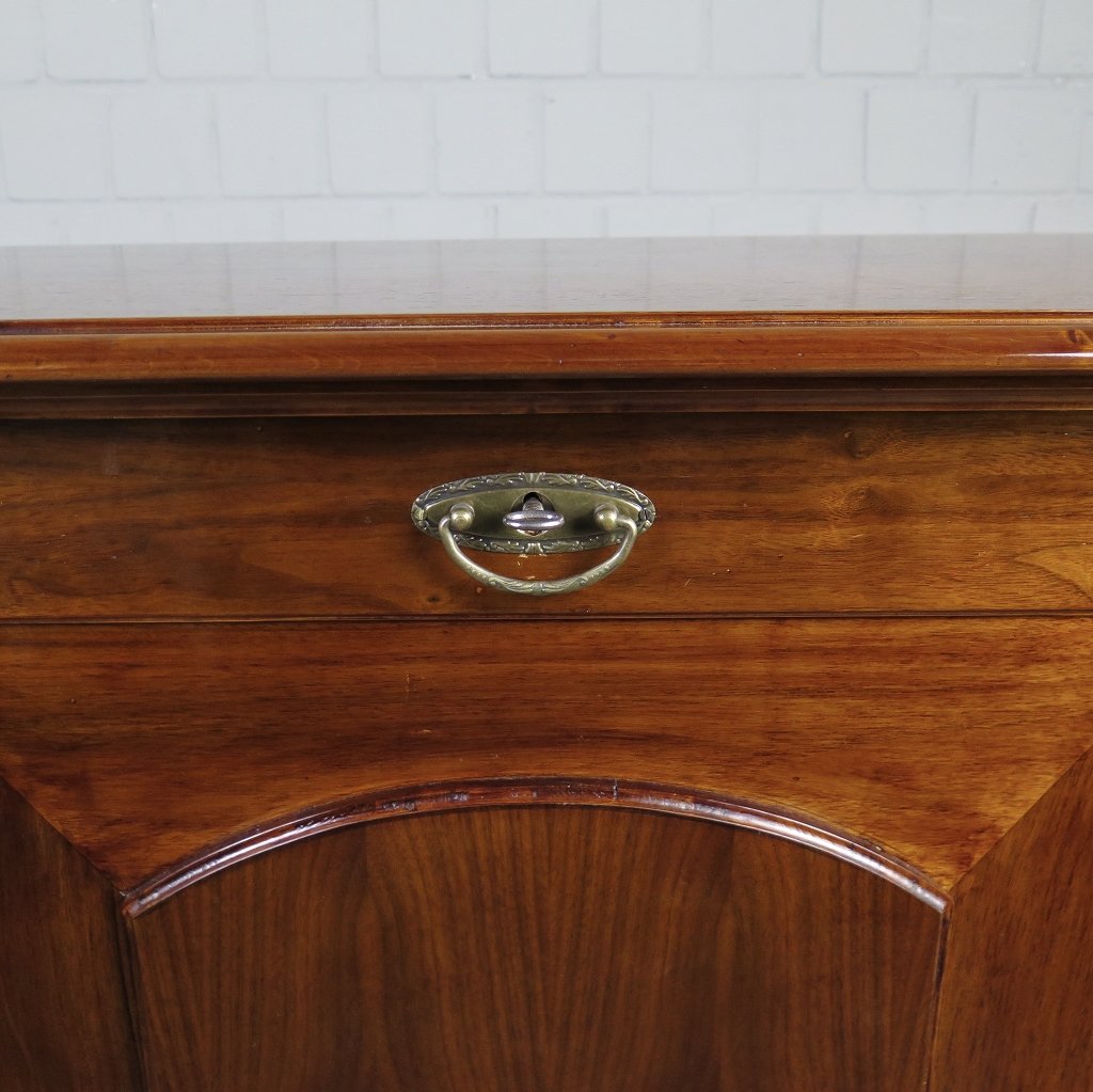 Unterschrank Schrank Spieluhr Gründerzeit 1880 Nussbaum