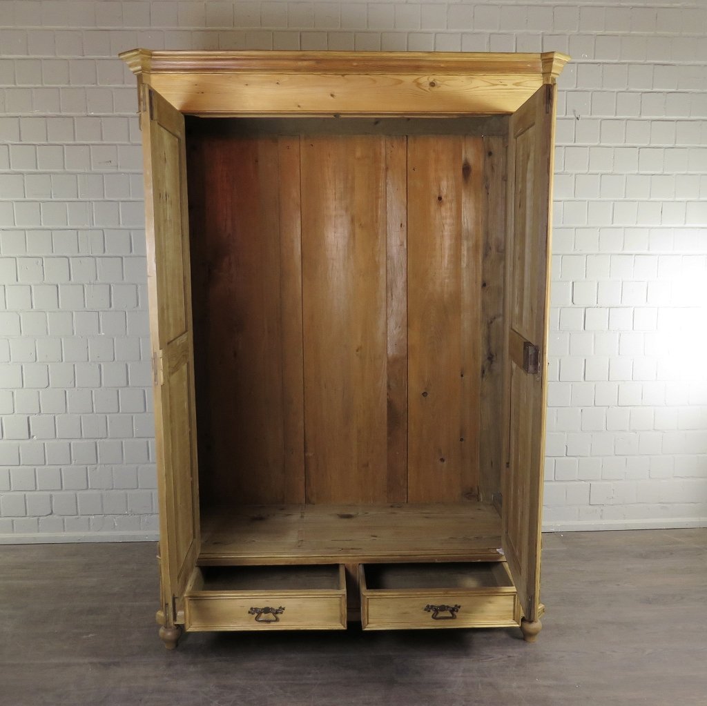 Schrank Kleiderschrank Gründerzeit 1880 Kiefer