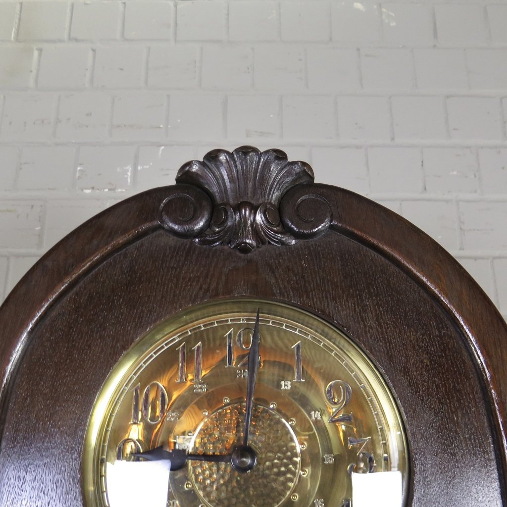 Standuhr Uhr Jugendstil 1910 Eiche