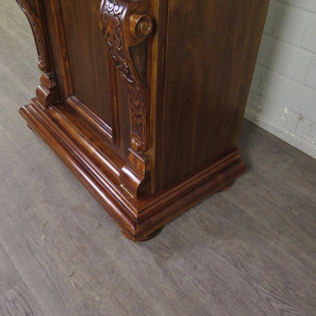 Unterschrank Schrank Spieluhr Gründerzeit 1880 Mahagoni