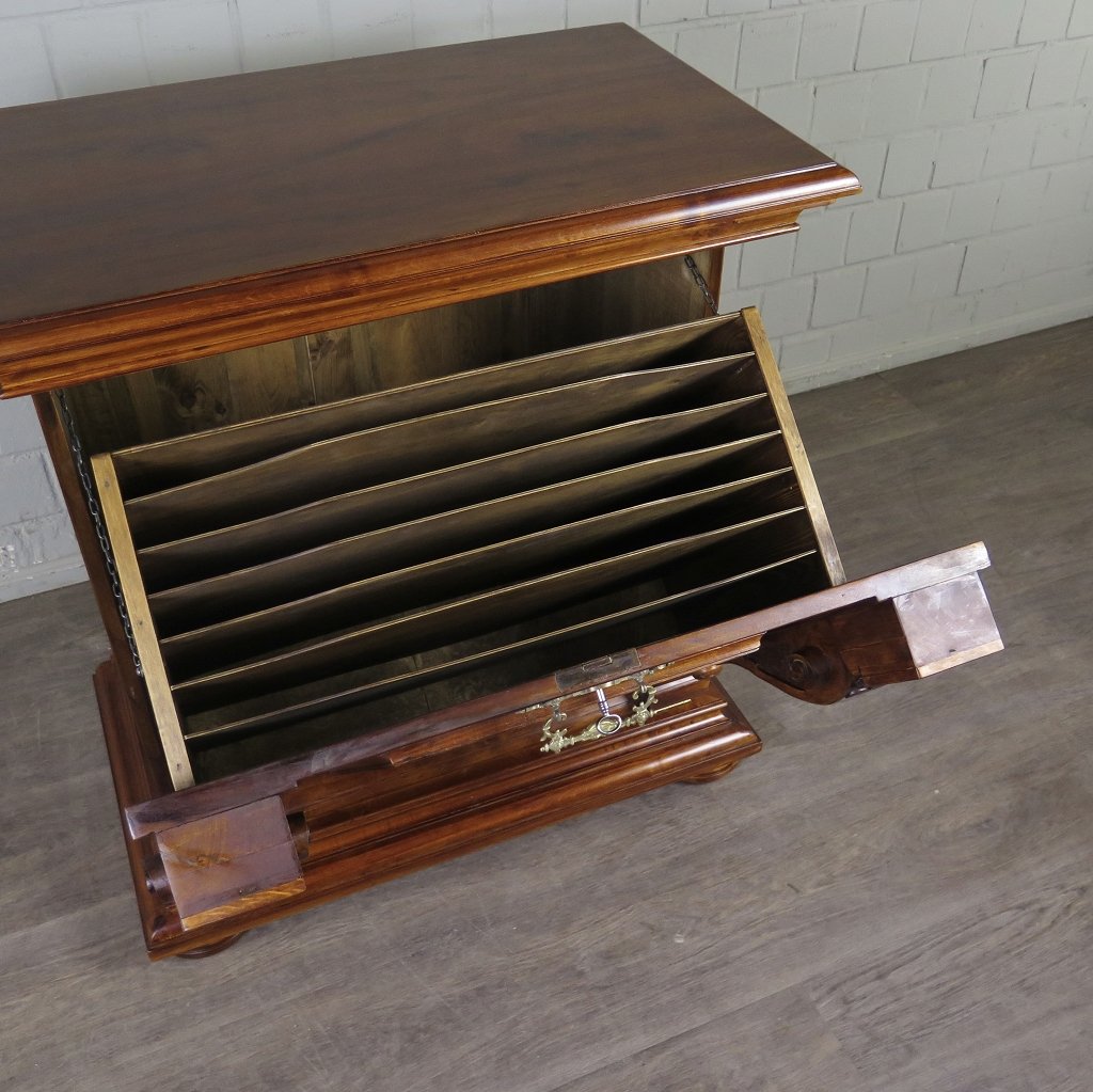 Unterschrank Schrank Spieluhr Gründerzeit 1880 Mahagoni