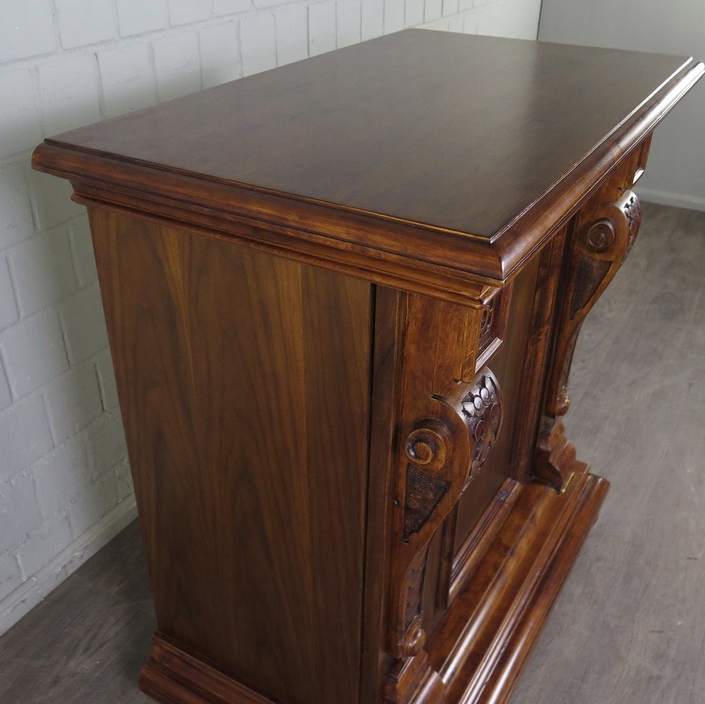 Unterschrank Schrank Spieluhr Gründerzeit 1880 Mahagoni