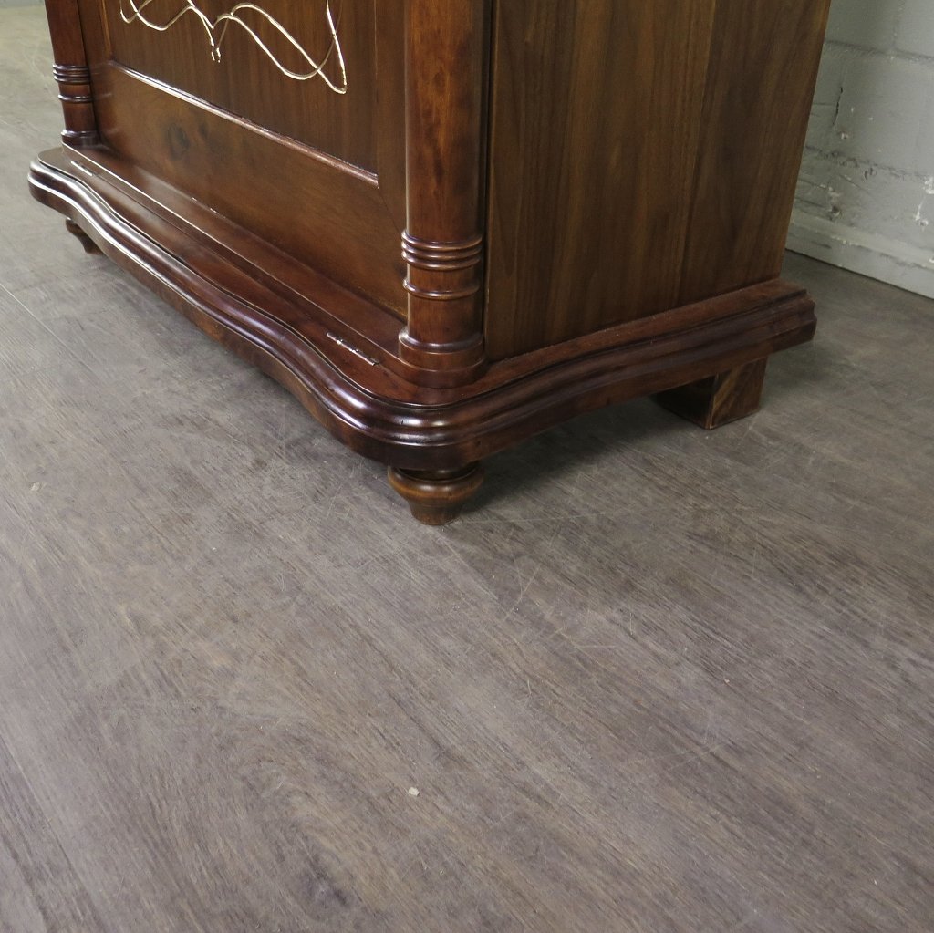 Unterschrank Schrank Spieluhr Lochmann Gründerzeit 1880 Mahagoni