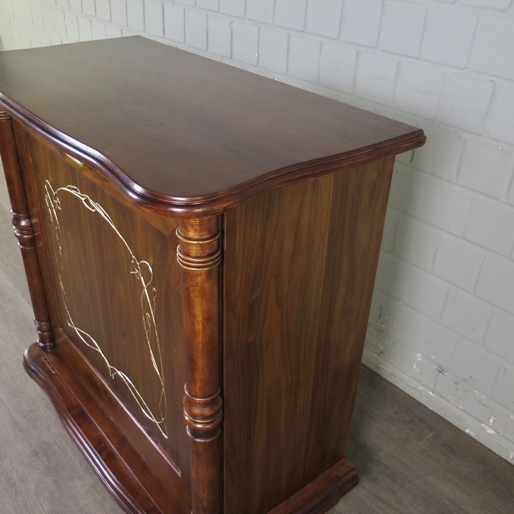Unterschrank Schrank Spieluhr Lochmann Gründerzeit 1880 Mahagoni