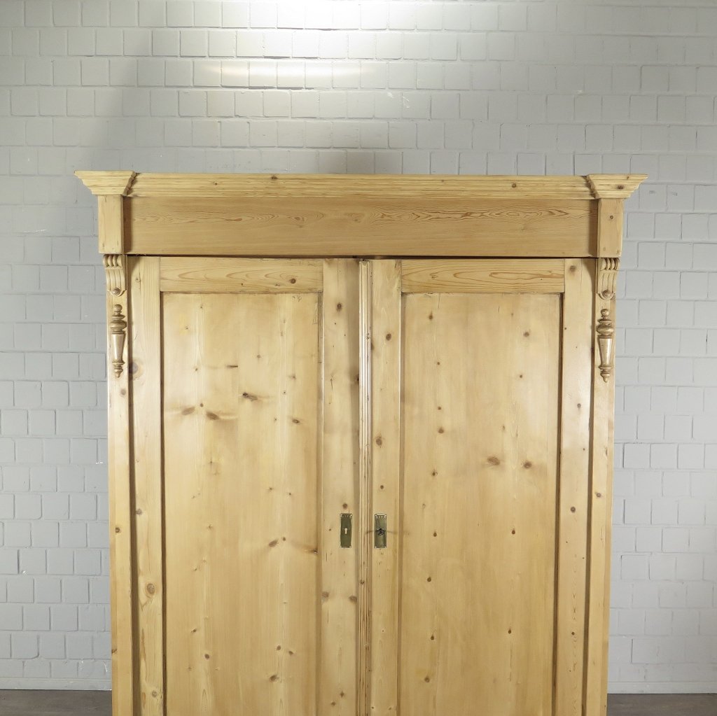 Schrank Kleiderschrank Gründerzeit 1880 Kiefer
