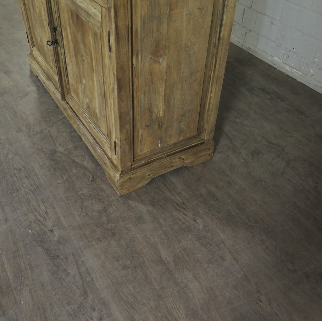 Vitrine Bücherschrank Teakholz 1,32 m