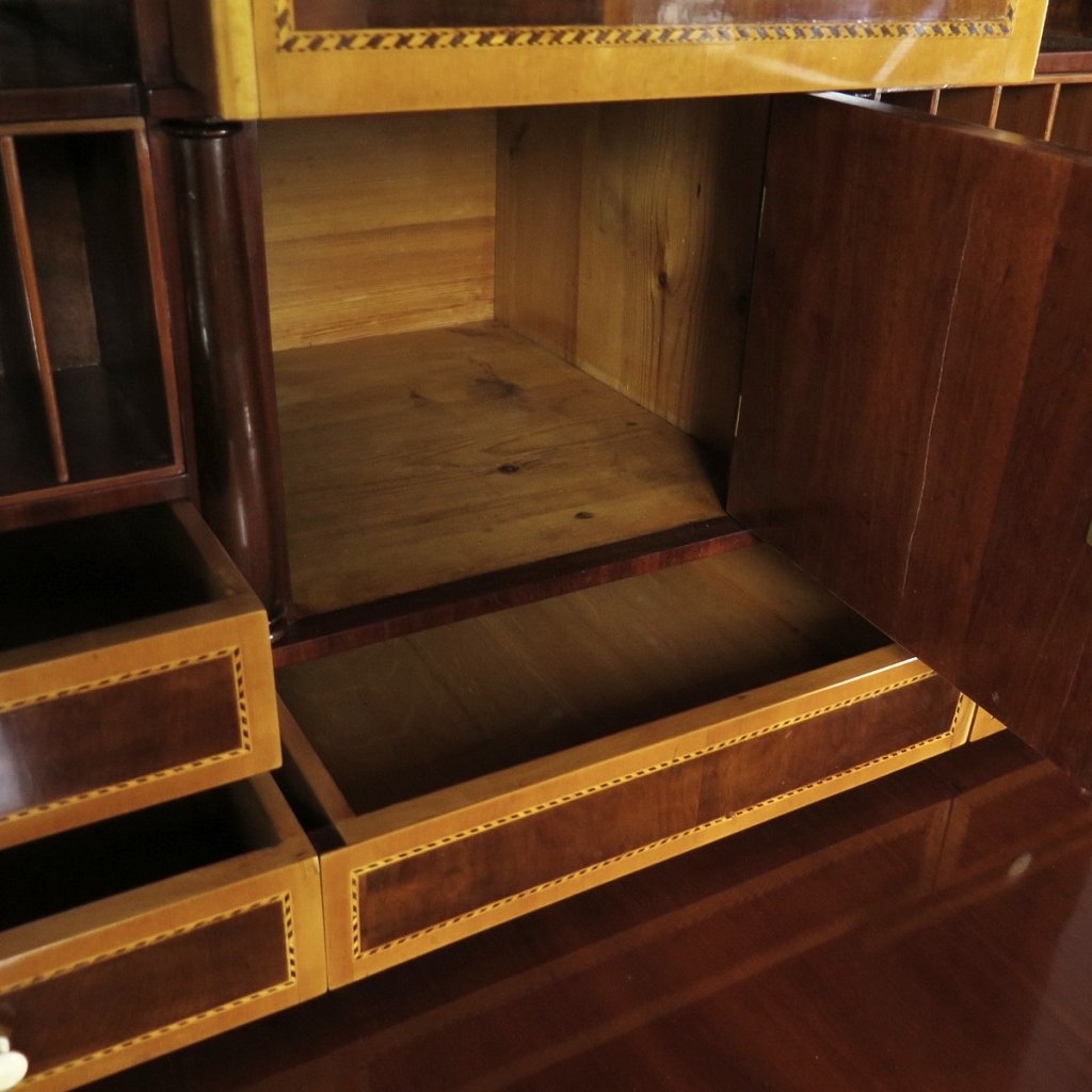 Sekretär Schreibtisch Stehpult Biedermeier 1830 Mahagoni