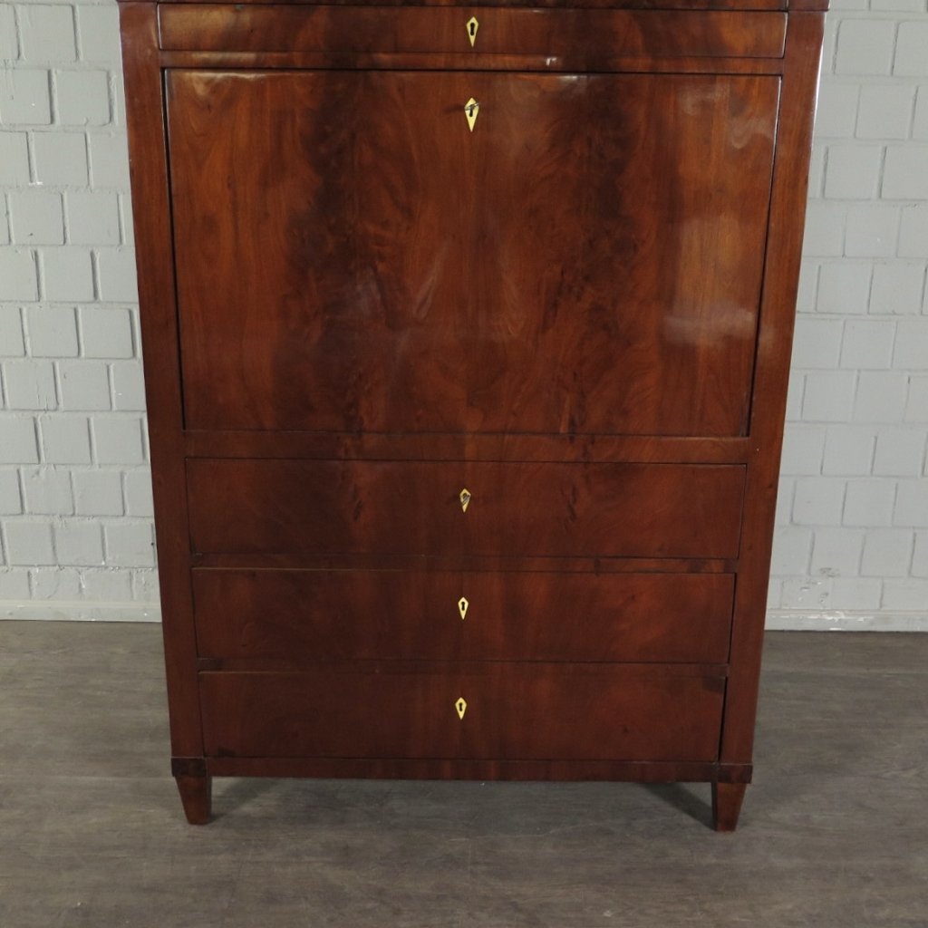 Sekretär Schreibtisch Stehpult Biedermeier 1830 Mahagoni