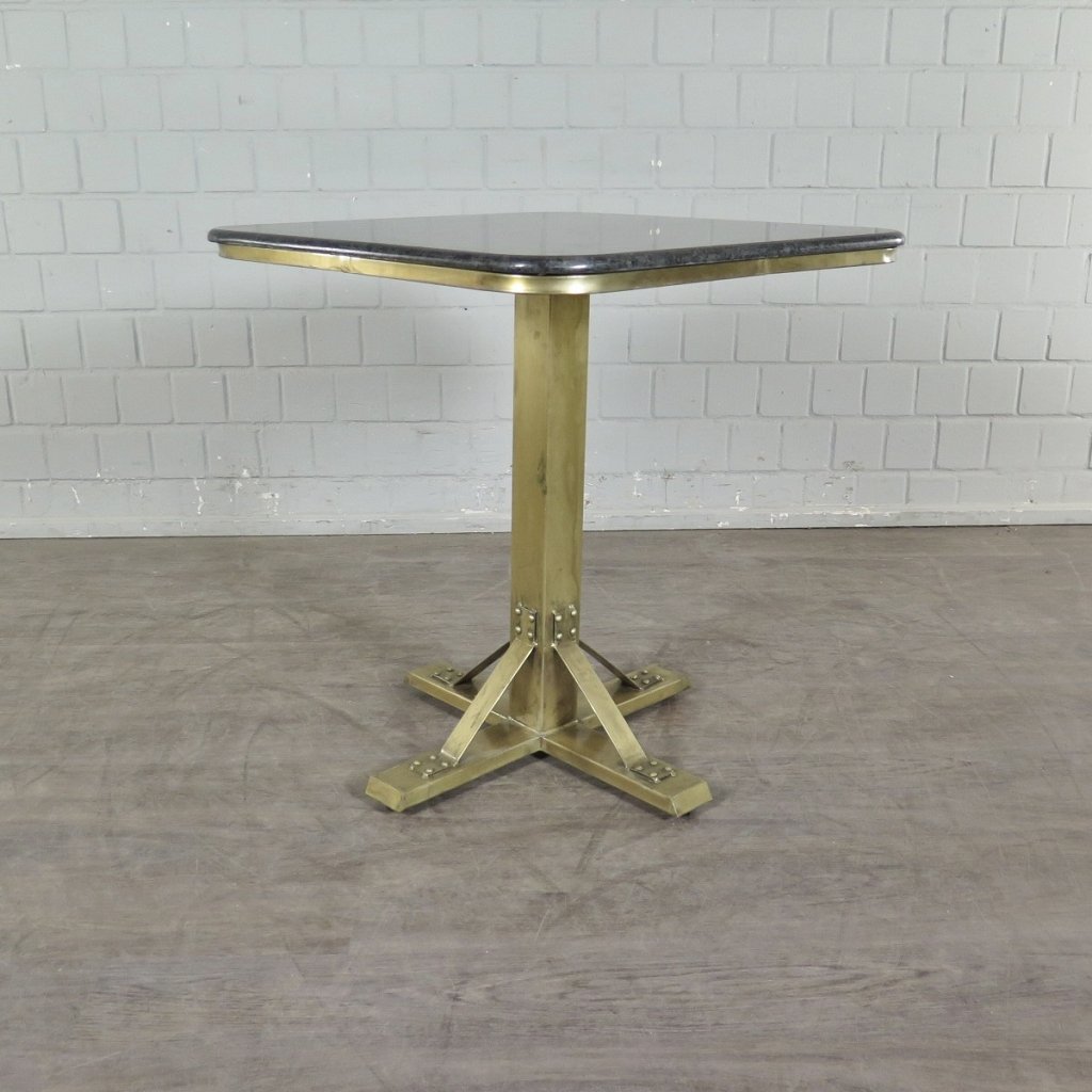 Bistrotisch Tisch Ø 0,71 m Granitplatte