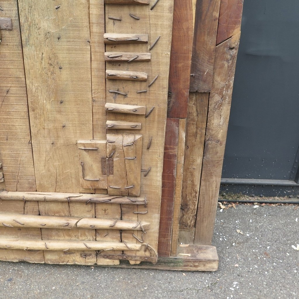 Tür Eingangstür Haustür 1910 Teakholz