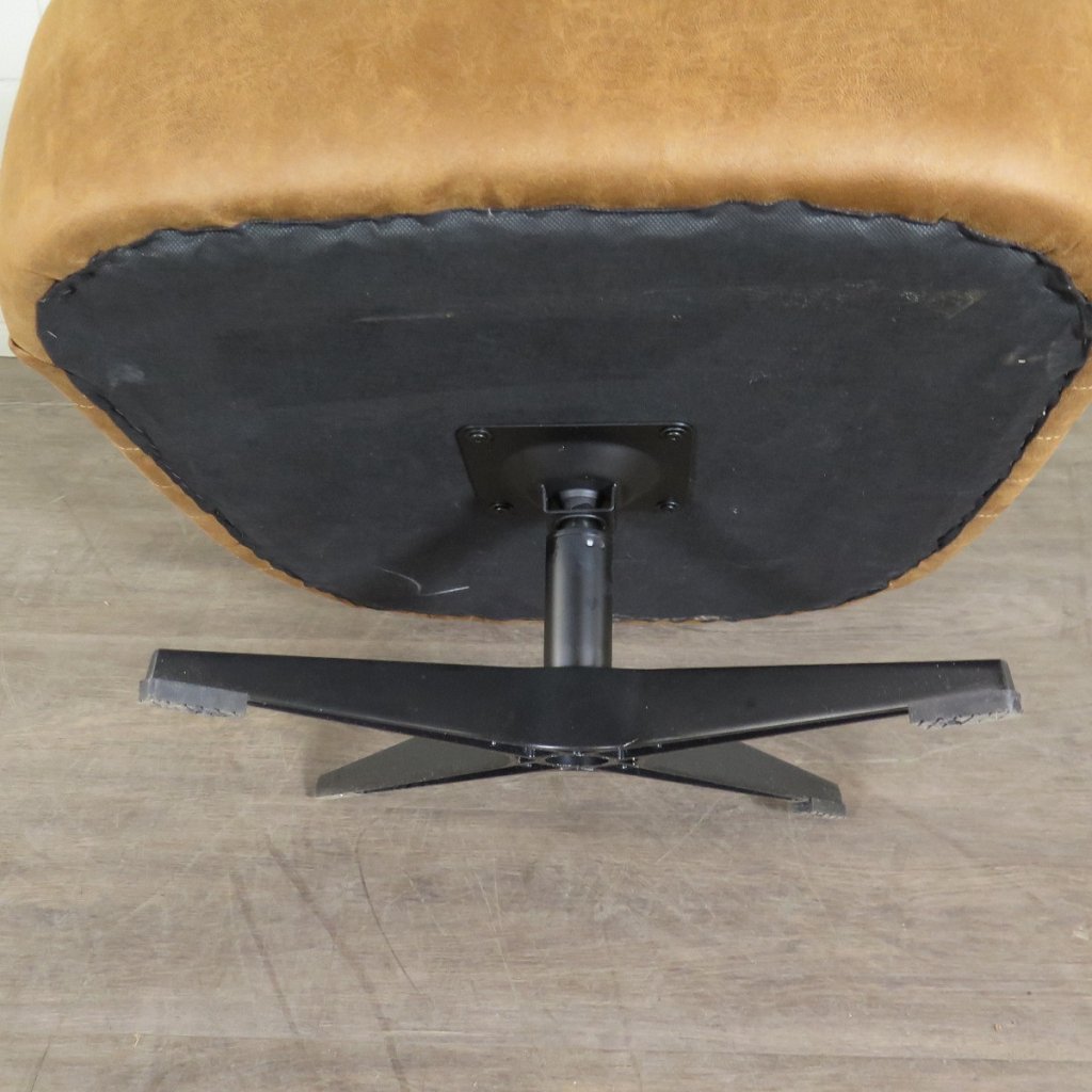 Retro Design Sessel Esszimmersessel Cognac
