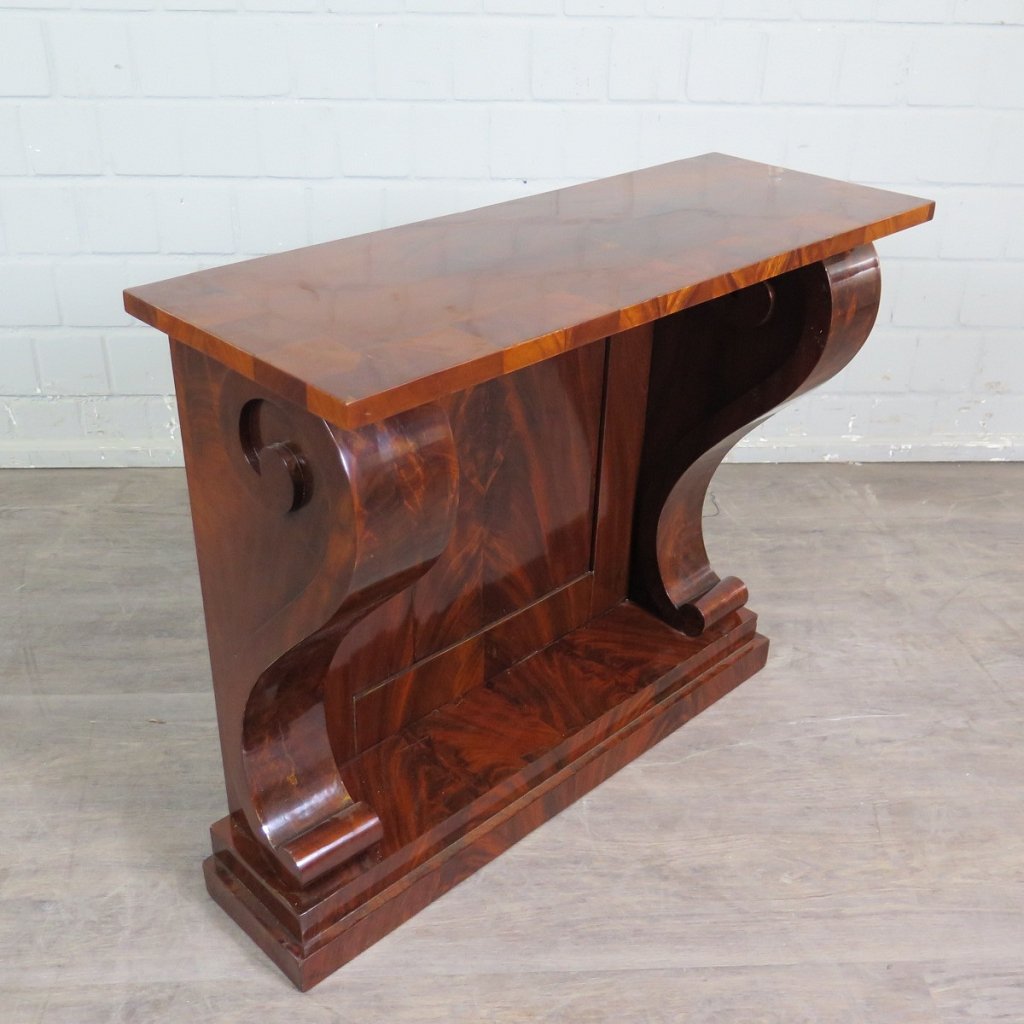 Wandtisch Konsolentisch Biedermeier 1820 Mahagoni