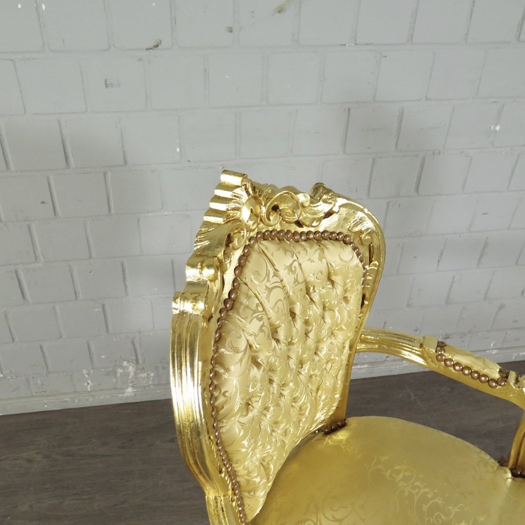 Barockstuhl Stuhl Gold Setpreis