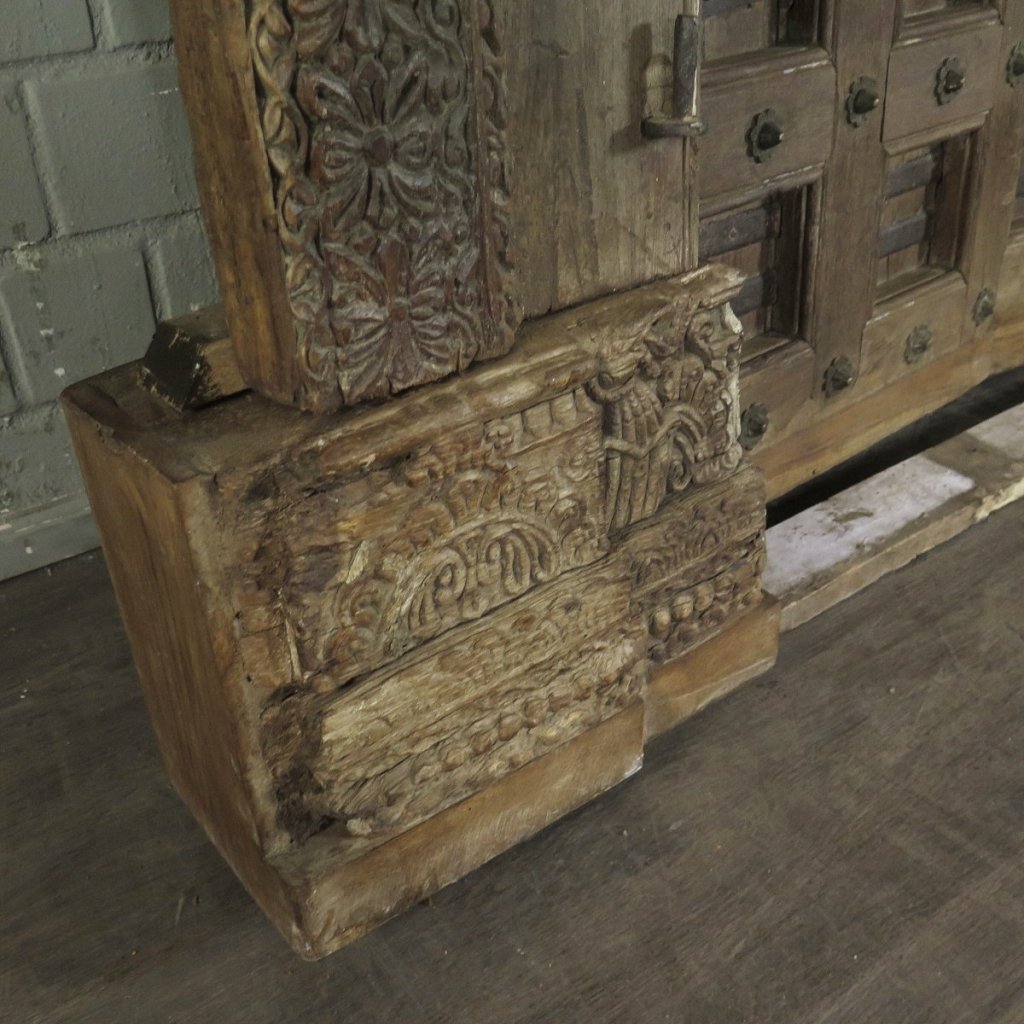 Tür Eingangstür Haustür 1920 Teakholz