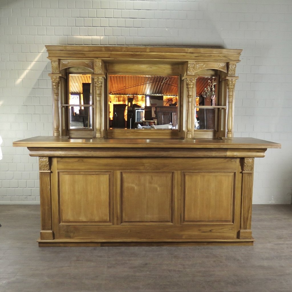 Empire Bar Theke Teakholz 2,70 m