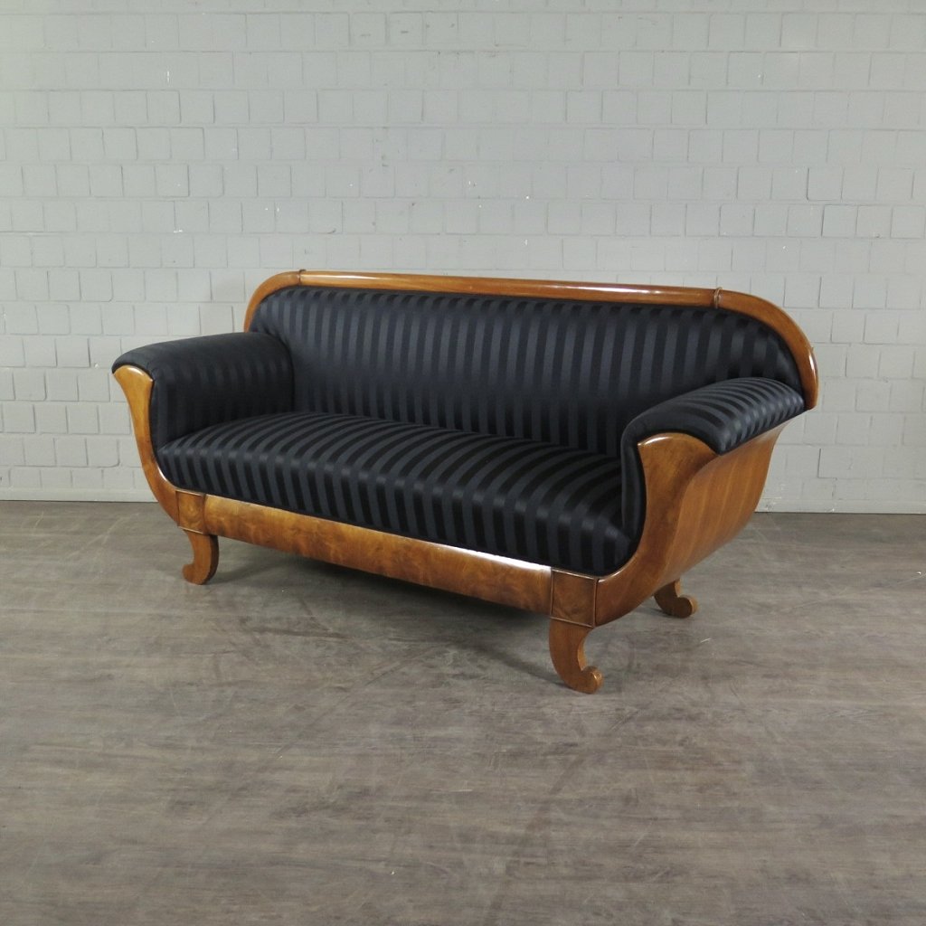 Couch Sofa Biedermeier 1825 Kirschbaum
