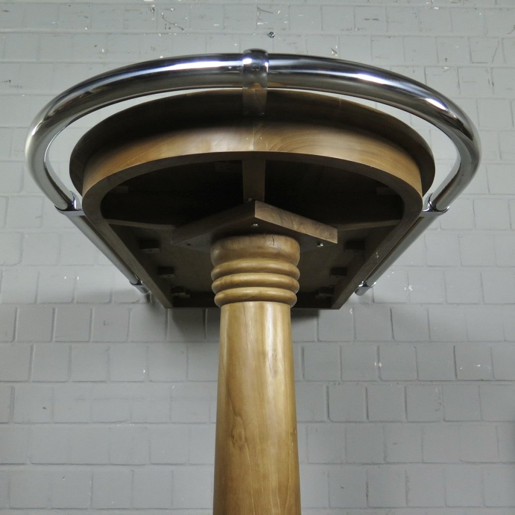 Wand-Stehtisch Bartisch Teakholz 1,28 m
