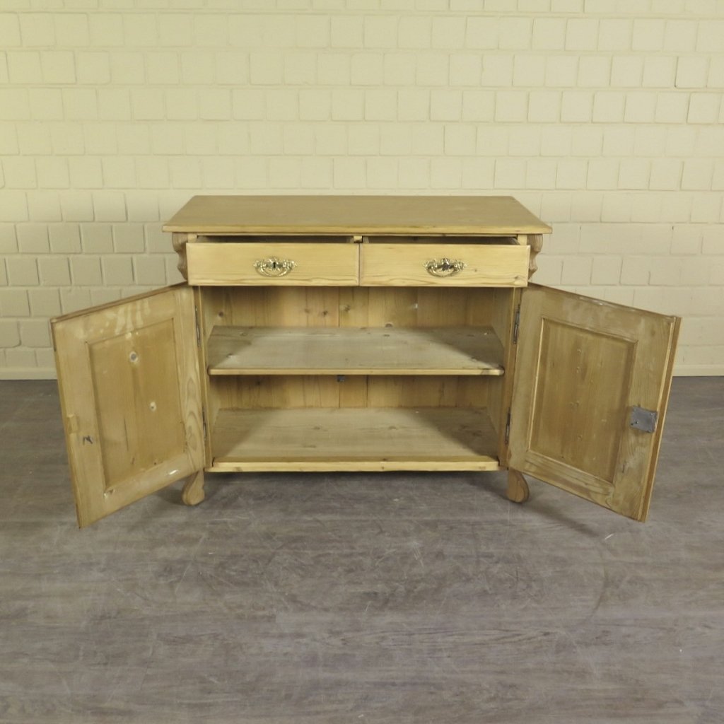 Anrichte Halbschrank Louis Philippe 1860 Kiefer