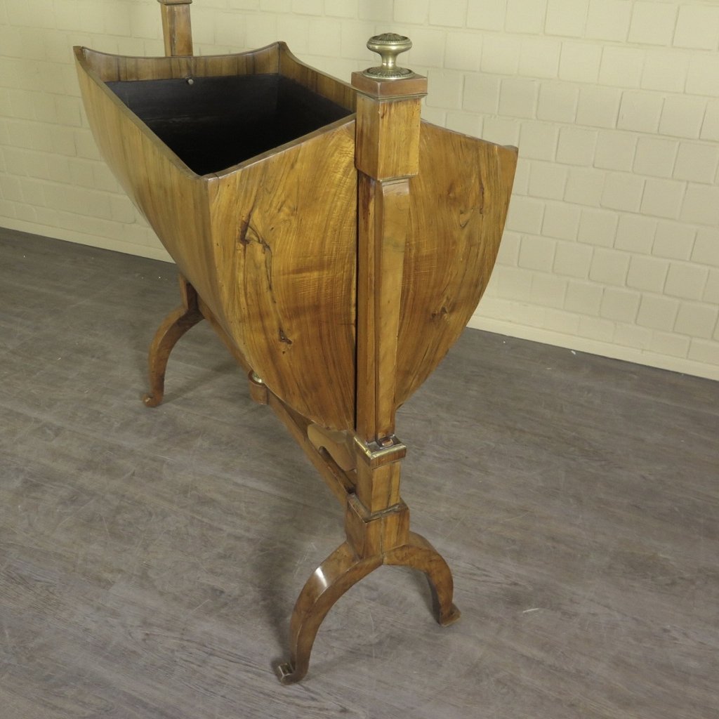 Wiege Babywiege Biedermeier 1825 Mahagoni