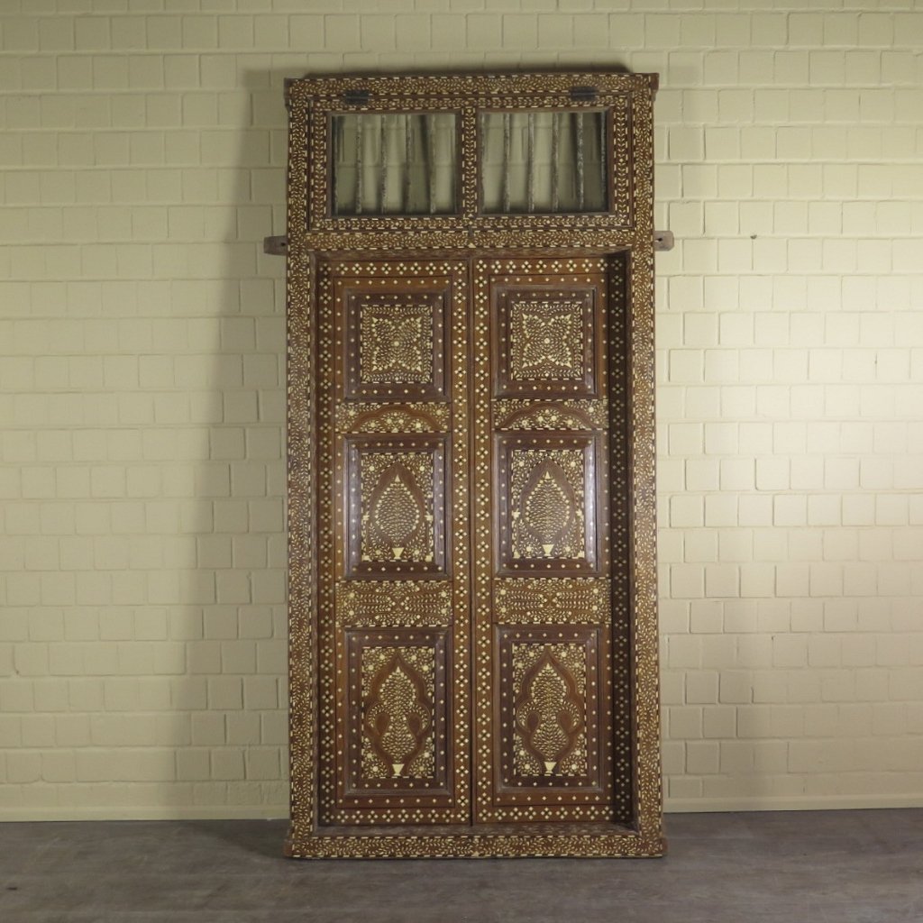 Tür Haustür Eingangstür 1910 Teakholz