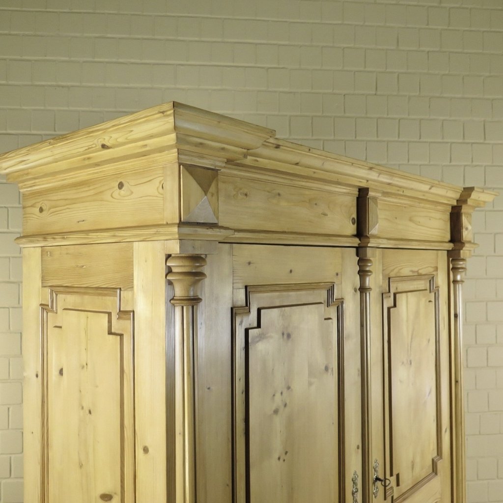 Schrank Kleiderschrank Gründerzeit 1880 Kiefer