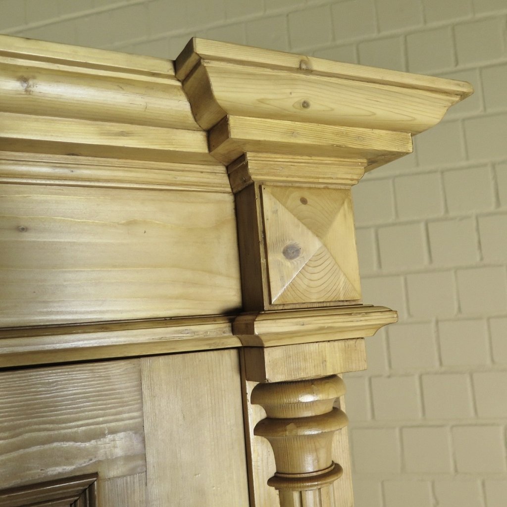 Schrank Kleiderschrank Gründerzeit 1880 Kiefer