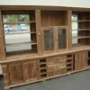 Regal Schrank Bella Luxus Teakholz 3,60 m