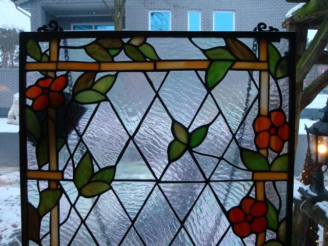 Tiffany Glasbild Fensterbild Poetry